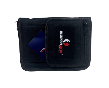 Custom multi-compartment compact display bag