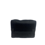 Tactical MOLLE utility pouch with Velcro stripped front panel for outdoor and military use