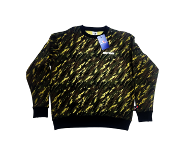 tiger stripe camouflage crew neck sweatshirt tactical camo pullover